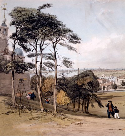 View of London from Greenwich Park by Thomas Shotter Boys